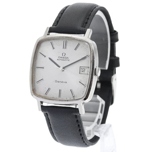 OMEGA Geneve 162.0060 Square Cal.1012 Silver Dial Automatic Men's Watch_886354 - Picture 1 of 9